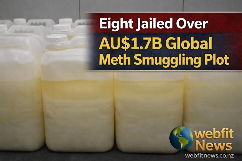Eight Men Jailed Over Failed AU$1.7 Billion Meth Plot