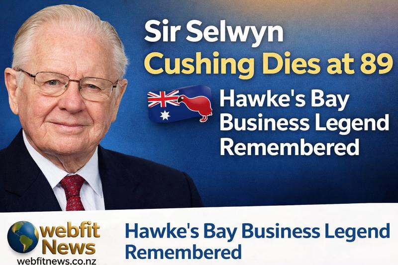 Sir Selwyn Cushing Dies at 89 | Hawke’s Bay Business Icon Remembered