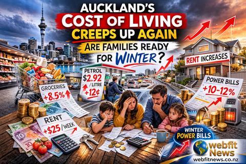 Auckland’s Cost of Living Creeps Up Again: Are Families Ready for Winter?
