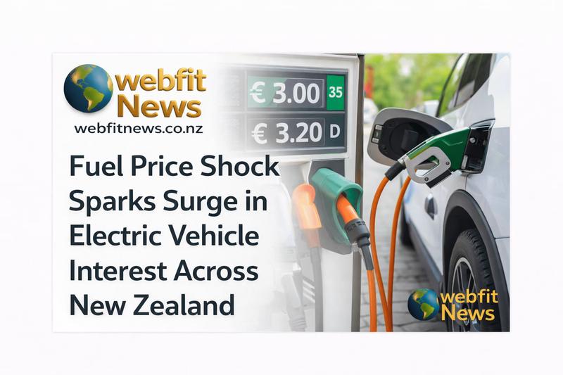 Fuel Price Shock Drives Surge in Electric Vehicle Interest Across New Zealand