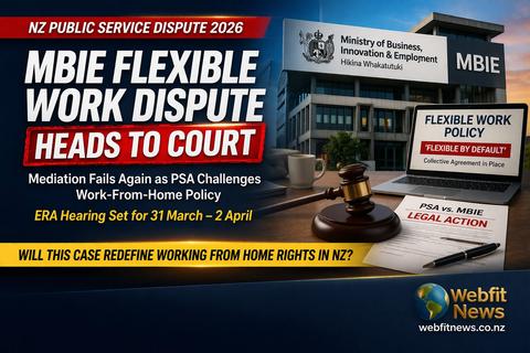 MBIE Flexible Work Dispute Heads to Third Mediation as Legal Battle Intensifies