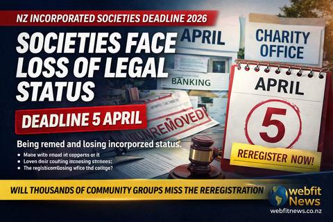 Incorporated Societies Face Deadline Shock: Thousands Risk Losing Legal Status After 5 April
