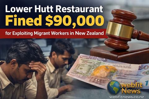 Lower Hutt Restaurant Fined $90,000 for Migrant Worker Exploitation