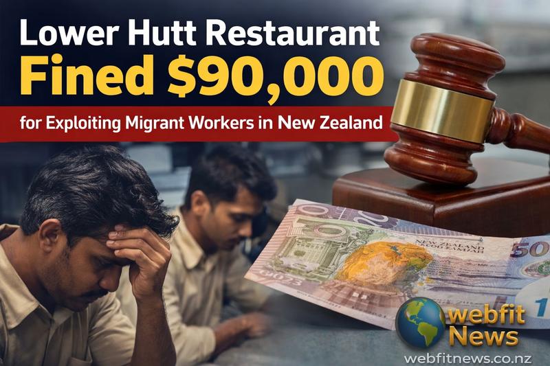 Lower Hutt Restaurant Fined $90,000 for Migrant Worker Exploitation