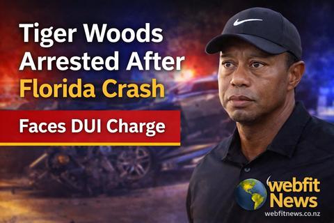 Tiger Woods Arrested After Florida Crash