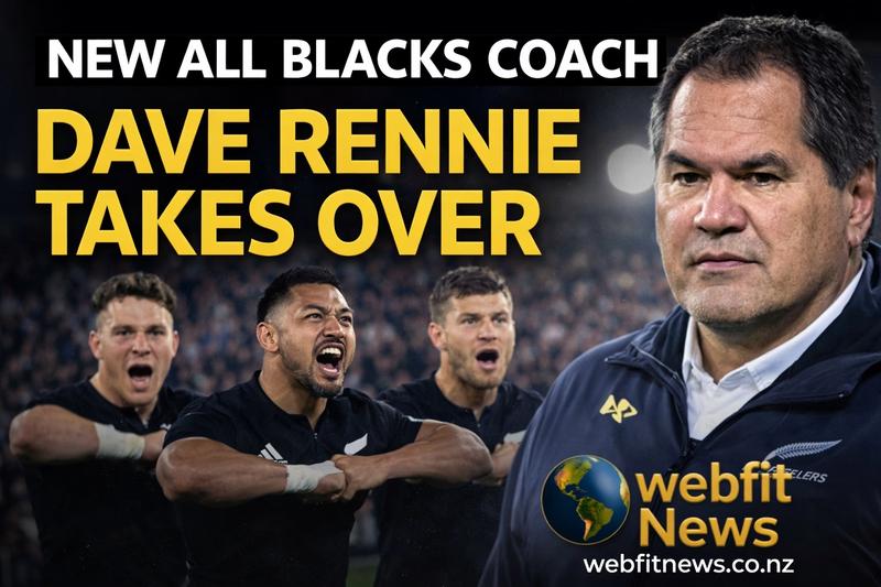 Dave Rennie Takes Over as All Blacks Coach, Signals Culture Reset and Urgent World Cup Sprint
