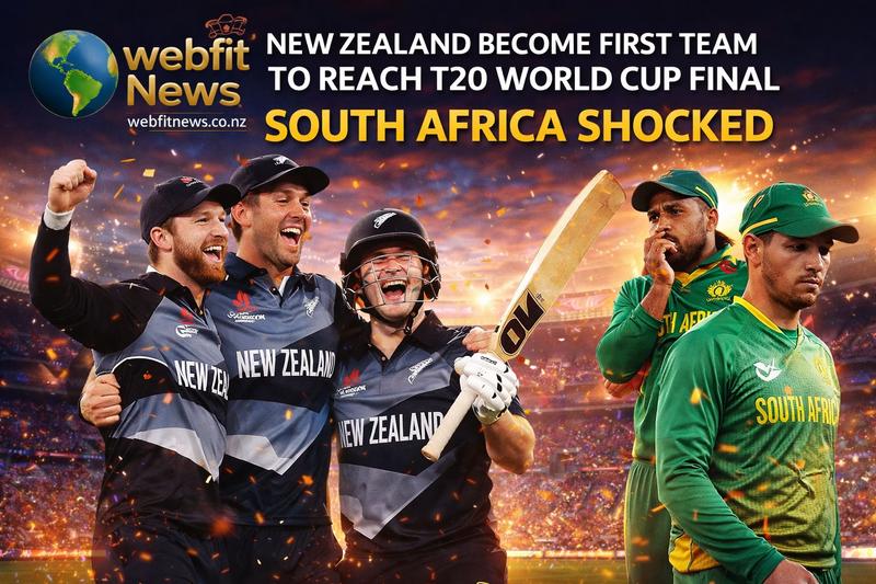 New Zealand Storm Into T20 World Cup 2026 Final After Clinical Win Over South Africa