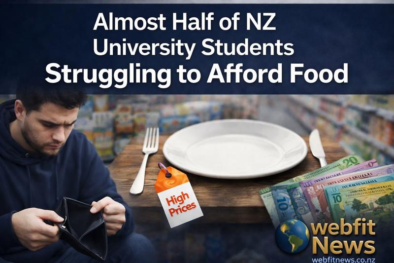 Almost Half of NZ University Students Struggling to Afford Food
