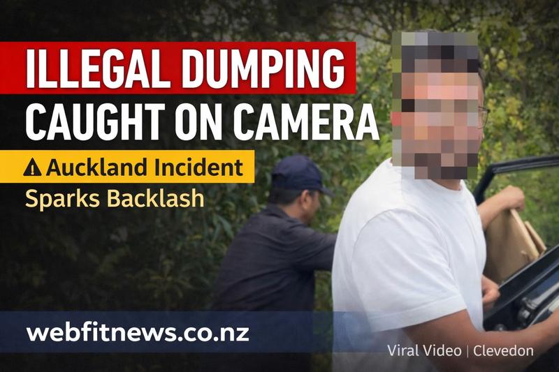 Illegal dumping incident in Auckland sparks online backlash and wider community debate