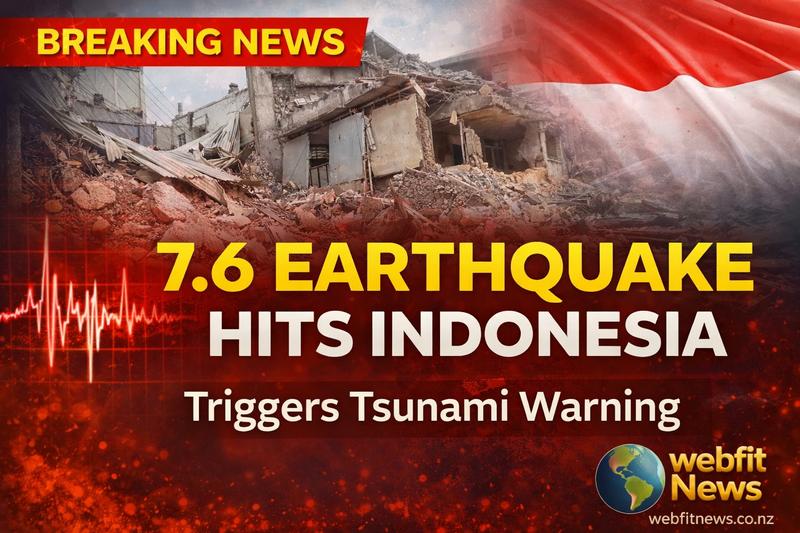 7.6 Earthquake Hits Indonesia, Triggers Tsunami Warning