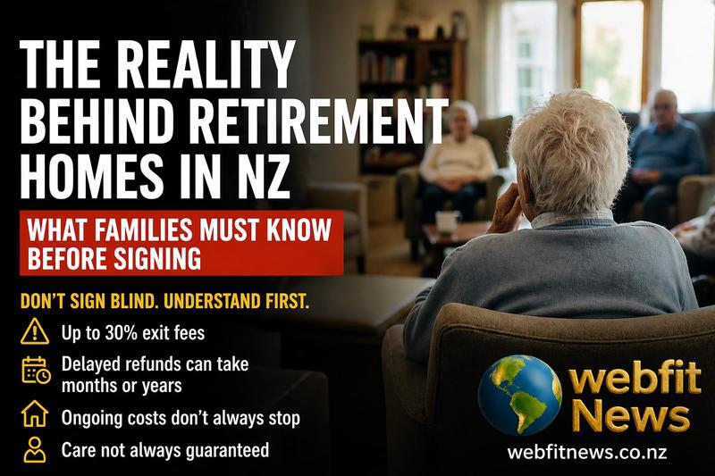 The Reality Behind Retirement Homes in New Zealand: What Families Must Understand Before Signing