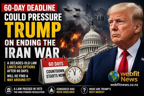 US War Powers Clock Ticks Down on Trump’s Iran Campaign at 60-Day Mark