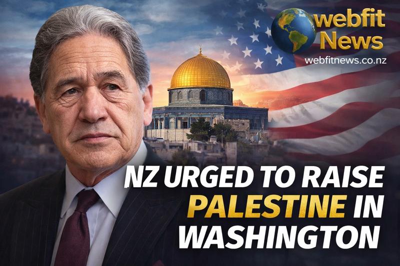 NZ Urged to Raise Palestine in Washington Talks with US