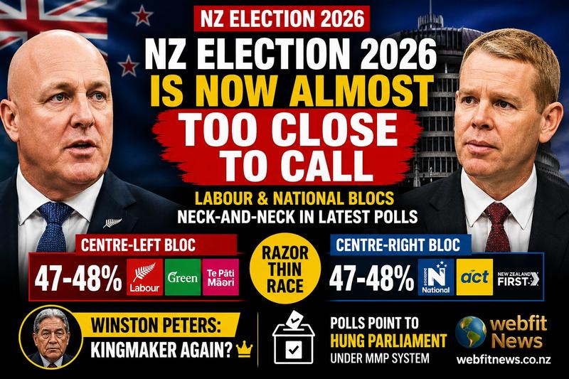 NZ Election 2026 Is Now Almost Too Close To Call