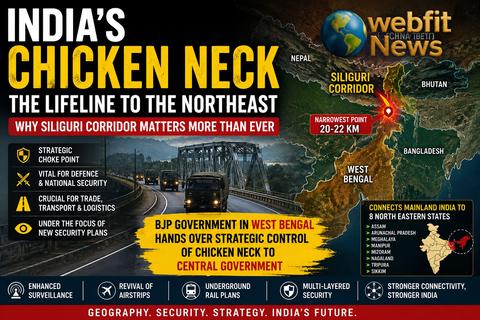 Why India’s “Chicken Neck” Corridor Is One of the Country’s Most Sensitive Strategic Zones