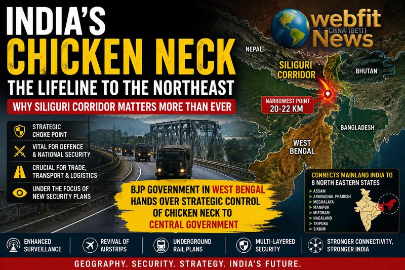 Why India’s “Chicken Neck” Corridor Is One of the Country’s Most Sensitive Strategic Zones
