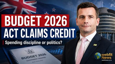 Budget 2026: ACT Claims Credit For Spending Discipline As Election Campaign Sharpens