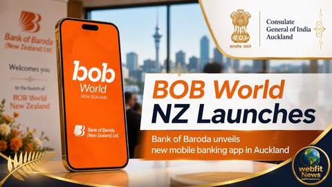 Bank of Baroda New Zealand Launches BOB World Mobile Banking App In Auckland