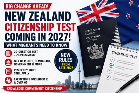 New Zealand Citizenship Test Coming in 2027: What Migrants Need to Know