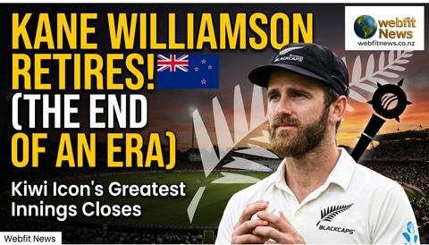 Kane Williamson Announces Retirement from International Cricket, Ending One of New Zealand’s Greatest Sporting Careers