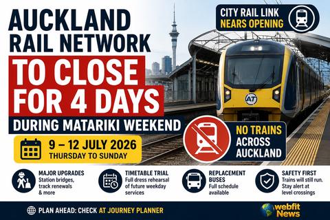 Auckland Trains to Stop for Four Days During Matariki Weekend. Here's Why