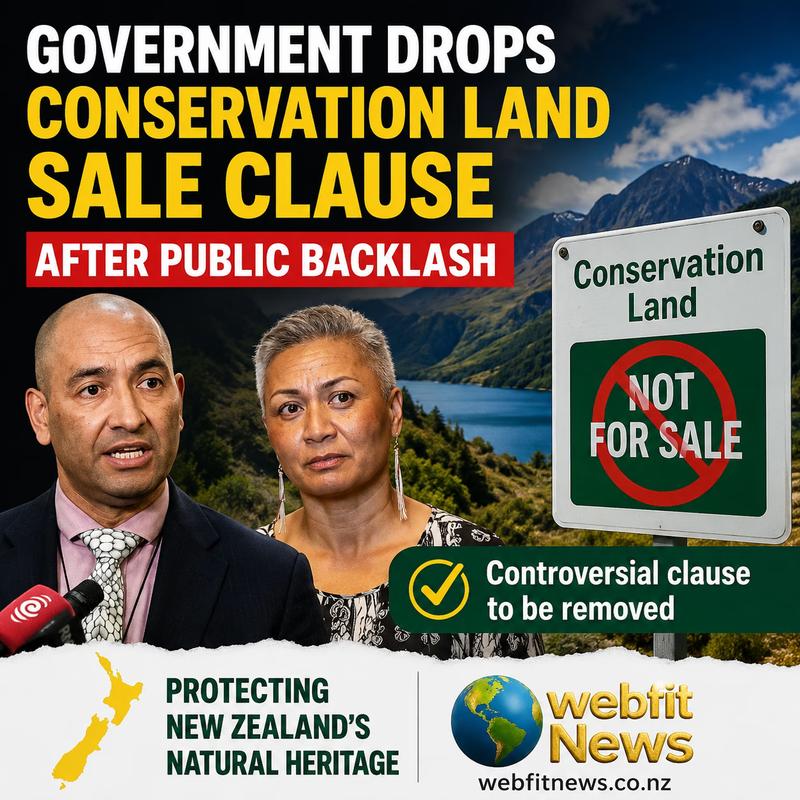Government Drops Controversial Conservation Land Sale Clause After Public Backlash