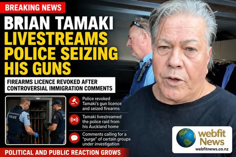 Brian Tamaki Firearms Seized After Licence Revoked, According to Stuff