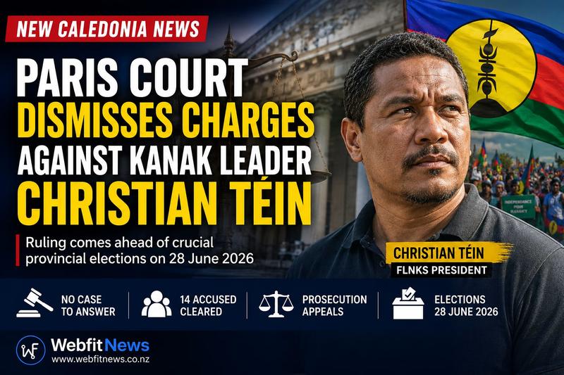 Paris Court Drops Charges Against Kanak Independence Leader Christian Téin Ahead of Crucial New Caledonia Elections