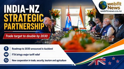 India and New Zealand Enter Historic Strategic Partnership