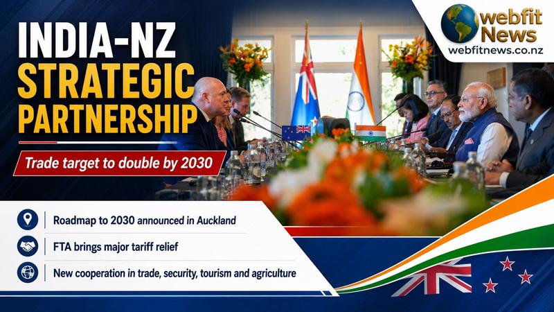 India and New Zealand Enter Historic Strategic Partnership