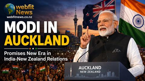 Modi Says India-New Zealand Waka Is Ready for a New Journey