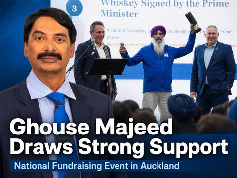 National’s Manurewa Candidate Ghouse Majeed Draws Strong Community Support at Auckland Fundraising Event