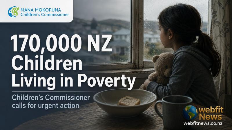 170,000 New Zealand Children Living in Poverty as Commissioner Calls for Urgent Political Action