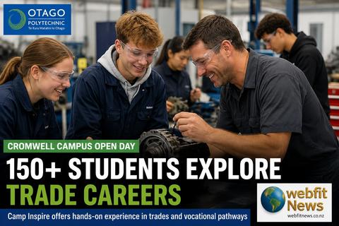 More Than 150 Central Lakes Students to Explore Trades at Otago Polytechnic’s Cromwell Campus