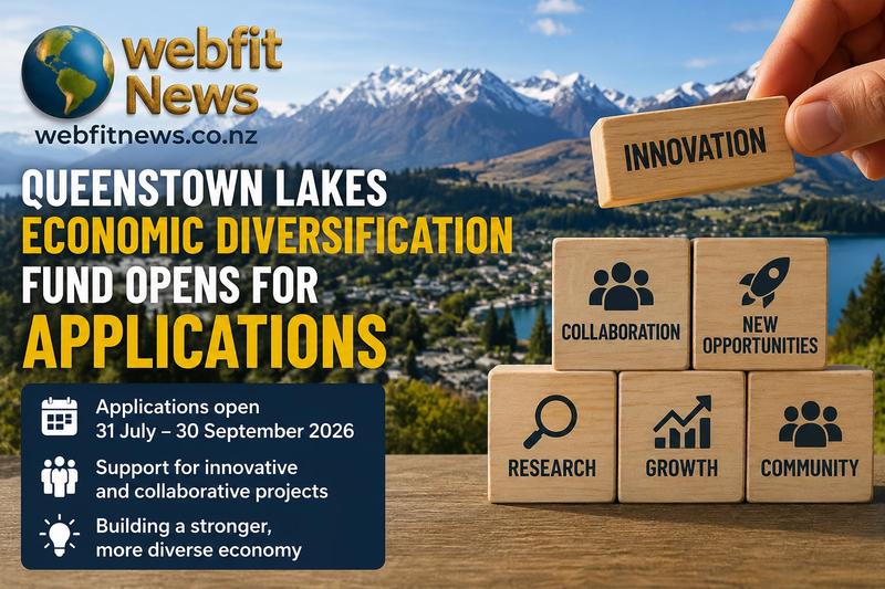 Queenstown Lakes Economic Diversification Fund Opens for 2026 Applications
