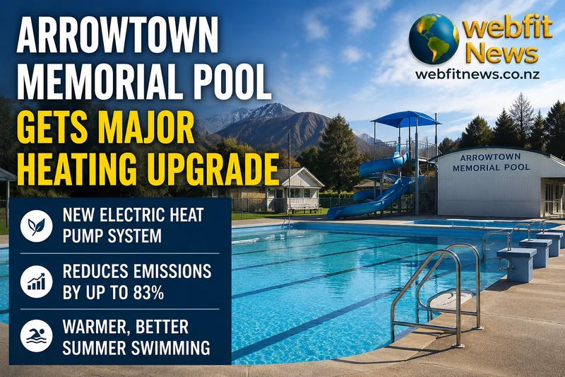 Arrowtown Memorial Pool to Get New Low-Emission Heating System Before Summer