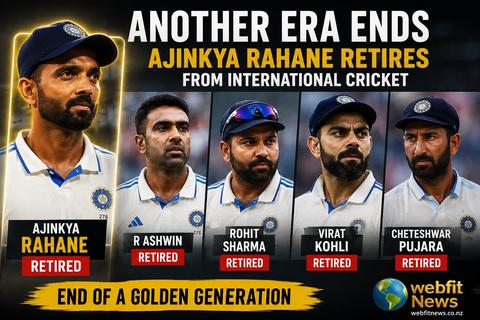Ajinkya Rahane Bids Farewell to International Cricket: The Quiet Leader Who Gave India Some of Its Greatest Overseas Triumphs