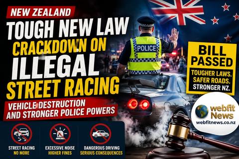 New Zealand Passes Tough New Law Targeting Illegal Street Racing and Dangerous Driving
