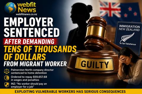Employer Sentenced After Exploiting Migrant Worker in Palmerston North