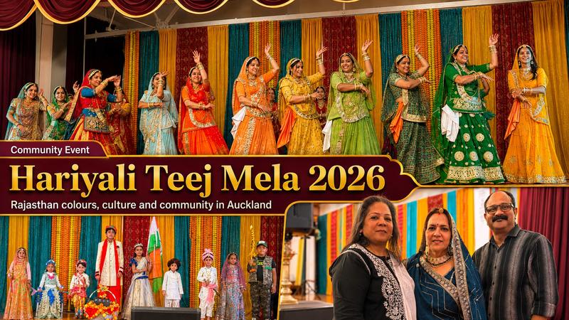 Hariyali Teej Mela 2026 Brings Rajasthan’s Colours to Auckland