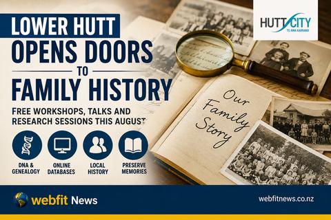 Lower Hutt Opens the Door to Family History with Free August Programme