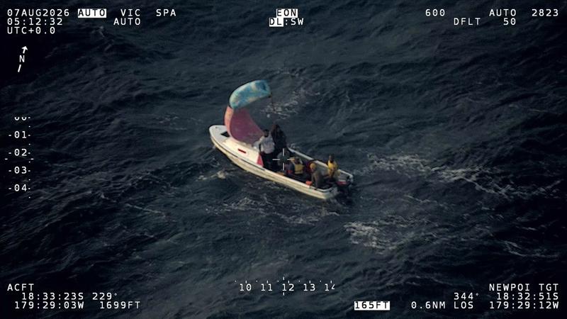 RNZAF Poseidon Helps Rescue Six People Missing at Sea in Fiji