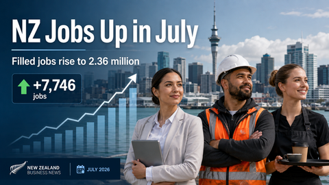 New Zealand Filled Jobs Rise in July