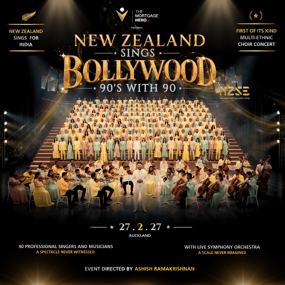 NZ Sings Bollywood   Square Poster