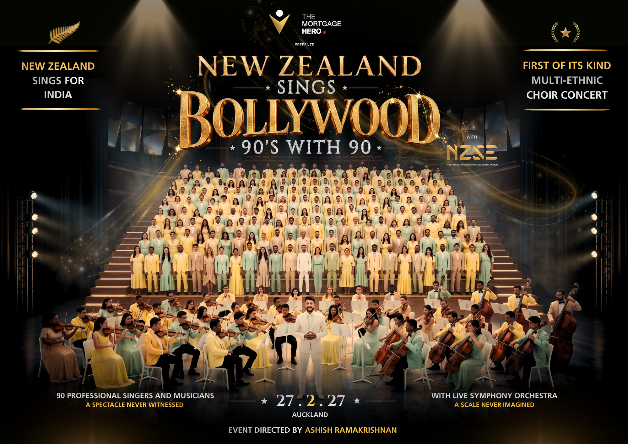 NZ Sings Bollywood   Landscape Poster