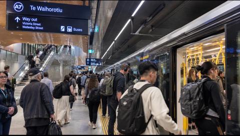 Auckland's Rail Network Sees Triple the Usual Traffic on City Rail Link's Opening Day