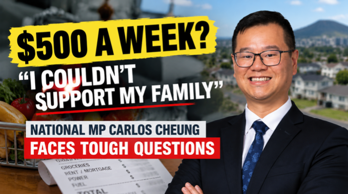 “$500 a Week? I Couldn't Support My Family”: National MP Carlos Cheung Faces Tough Questions