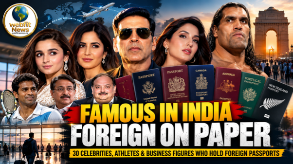 Famous in India, Foreign on Paper: From Bollywood Stars to WWE Legends, the Citizenship Stories Behind 30 Famous Names
