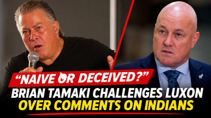 “Naive or Deceived”: Brian Tamaki Attacks Luxon’s Praise of Indian New Zealanders