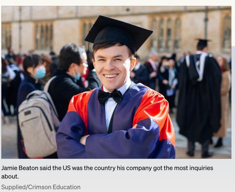 Jamie Beaton calls for stronger education standards and overseas study loans for young Kiwis